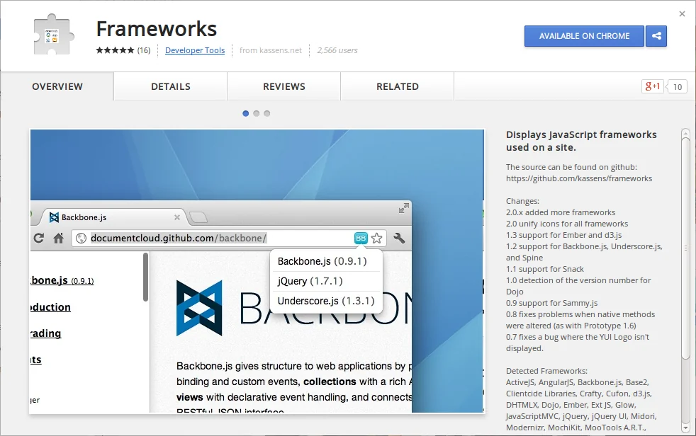 Frameworks